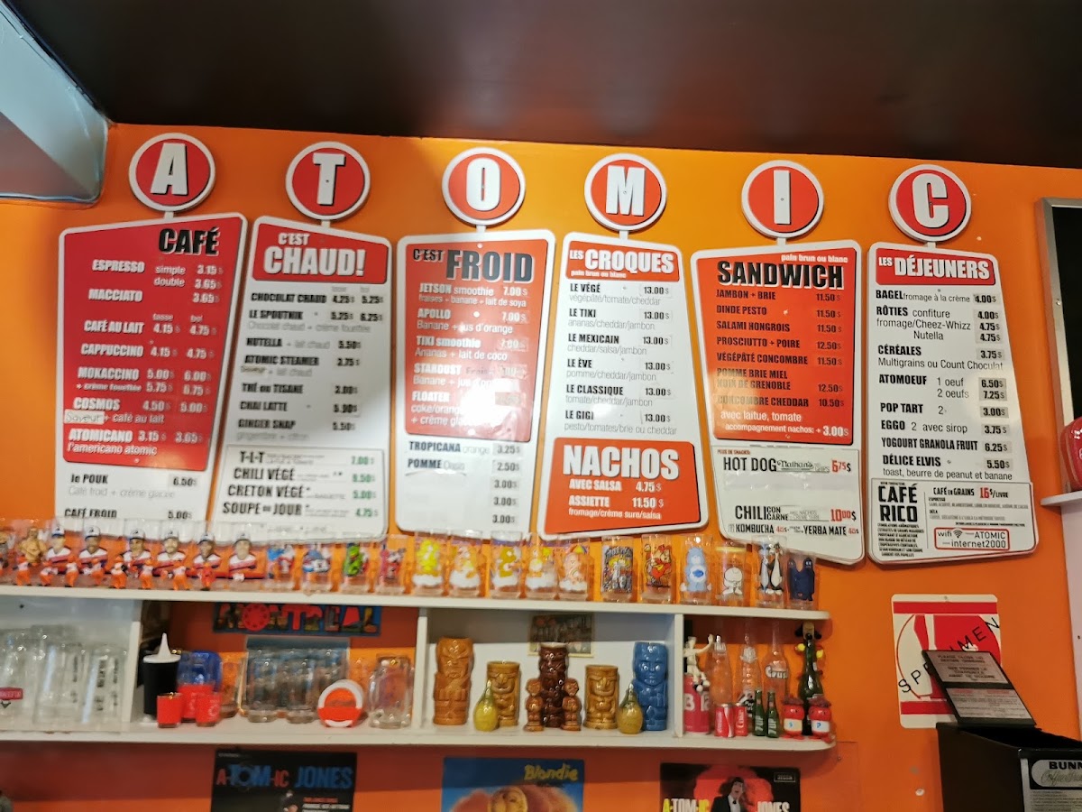 Menu - Atomic CaféPhoto Menu1