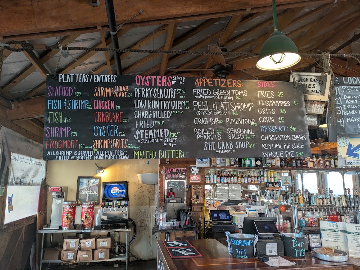 Bowens Island Restaurant MenuPhoto Menu1