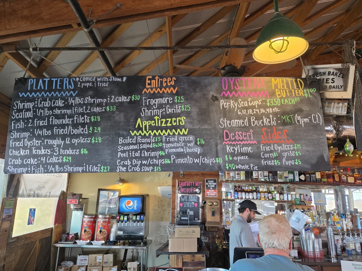 Bowens Island Restaurant MenuPhoto Menu2