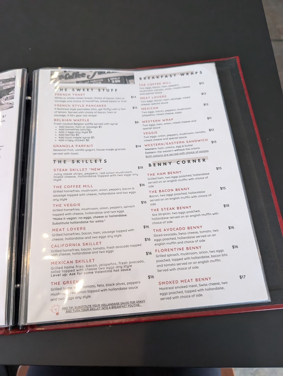 Menu - Coffee Mill RestaurantPhoto Menu3