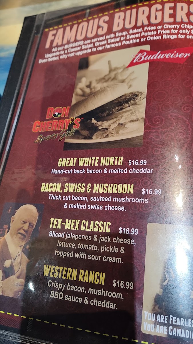 Menu - Don Cherry's Sports GrillPhoto Menu4