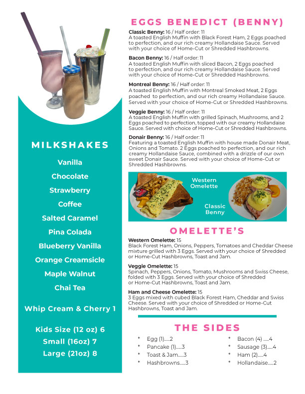 Menu - Jac's Burgers And ShakesPhoto Menu5