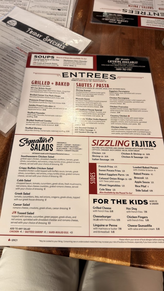 John And Molly's MenuPhoto Menu7