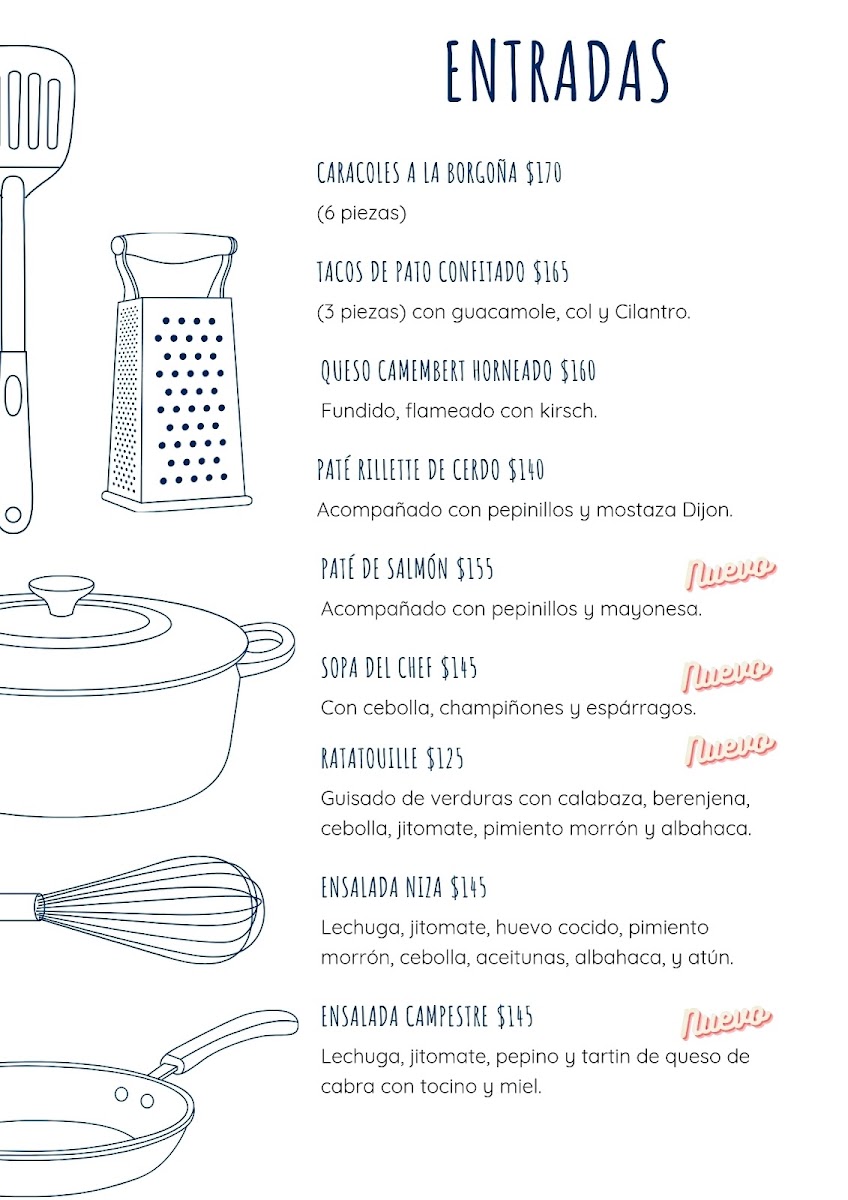Menu - La Table De Andrée Photo Menu 4