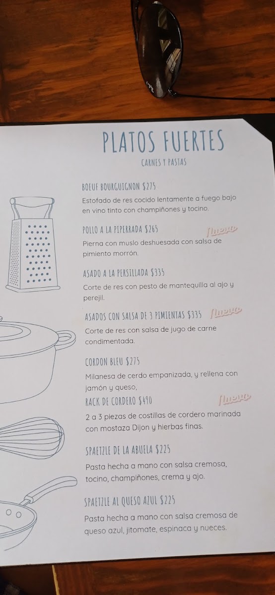 Menu - La Table De Andrée Photo Menu 7