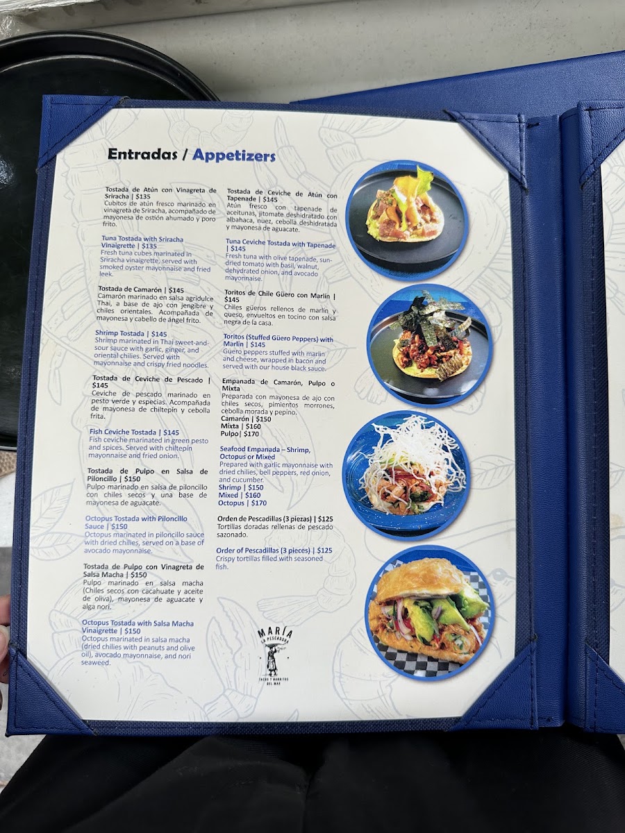 Menu - María La Pescadora Photo Menu 9