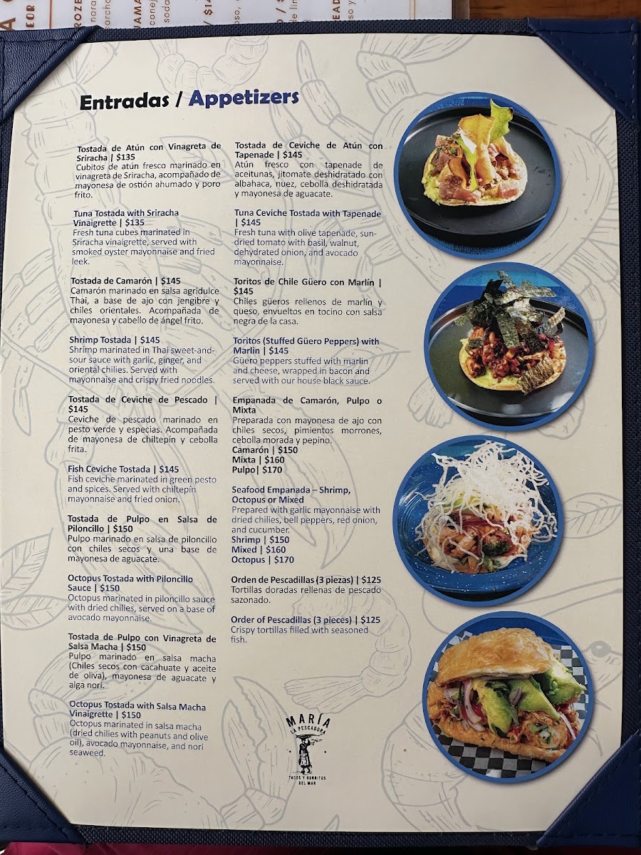Menu - María La Pescadora Photo Menu 4