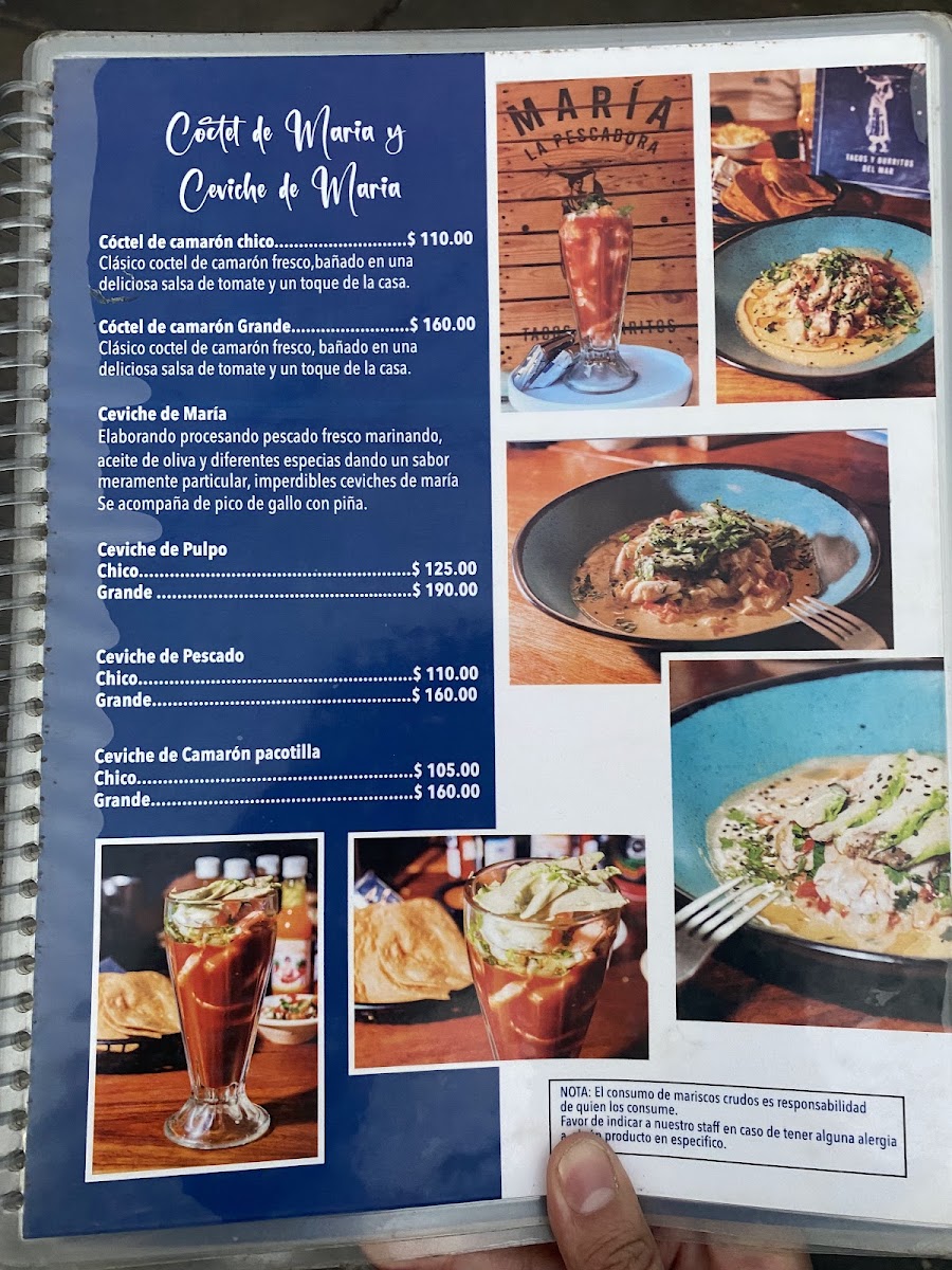 Menu - María La Pescadora Photo Menu 7
