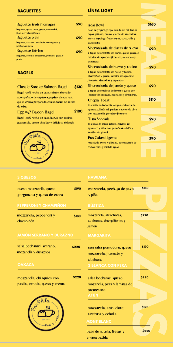 Menu - Panphila Photo Menu 2