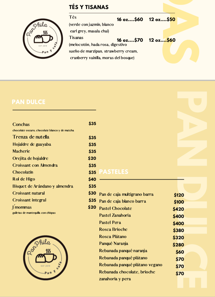 Menu - Panphila Photo Menu 4