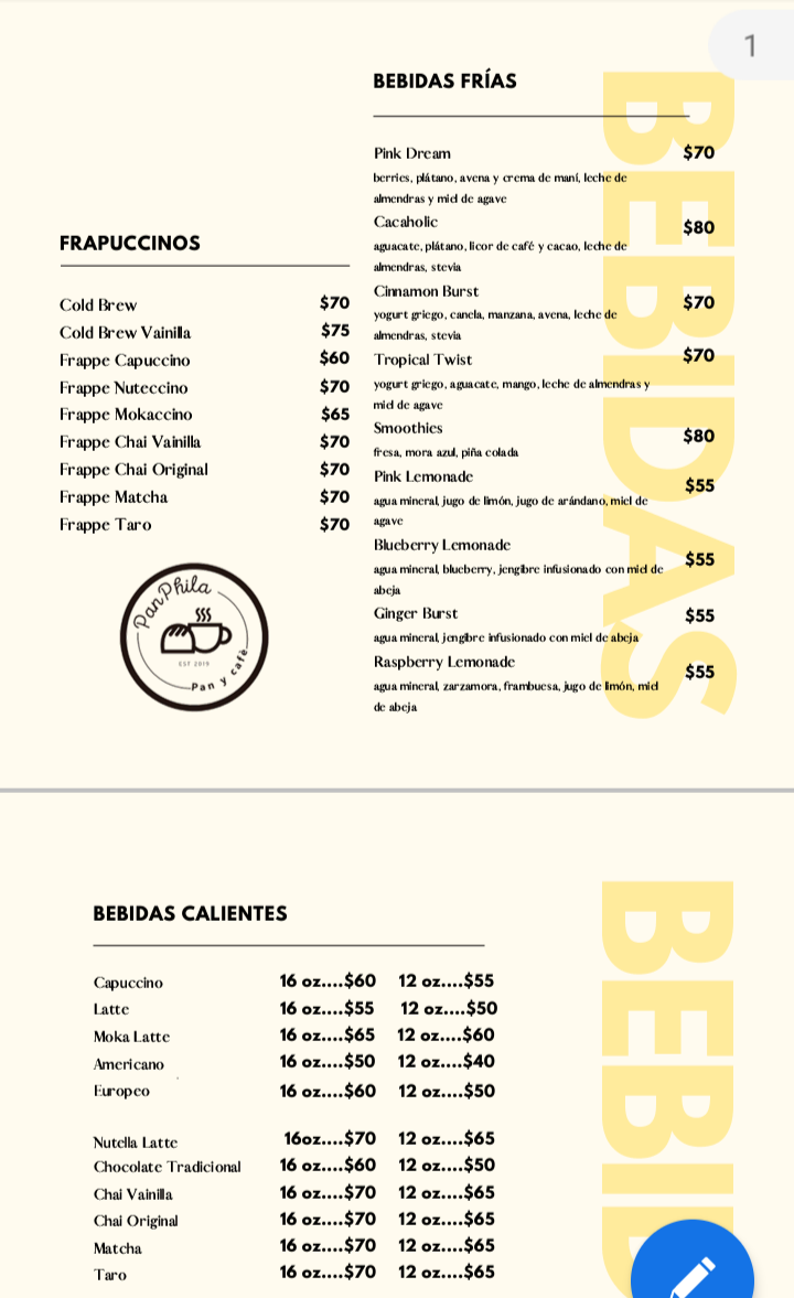Menu - Panphila Photo Menu 5