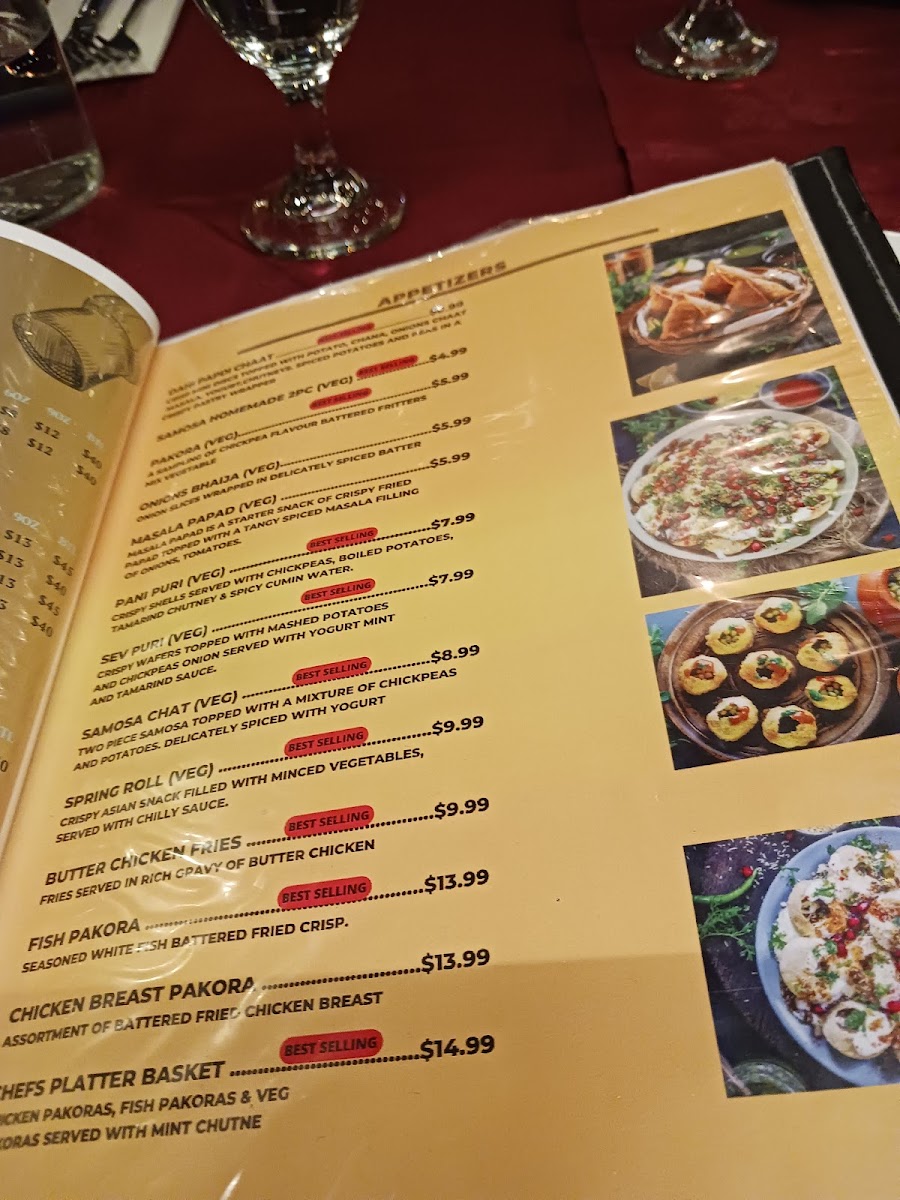 Menu - Prince Of India BurlingtonPhoto Menu7