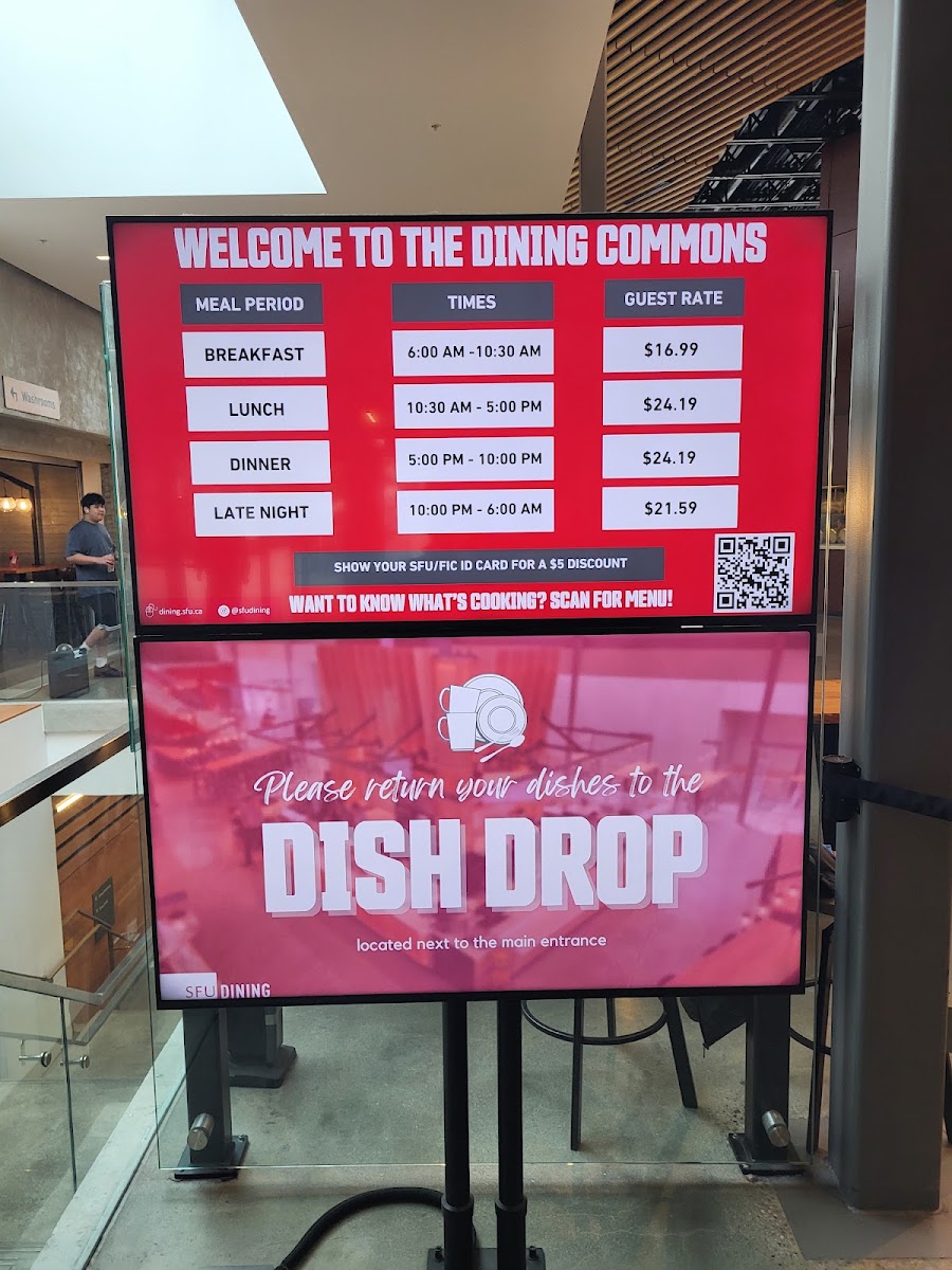Menu - Sfu Dining CommonsPhoto Menu1