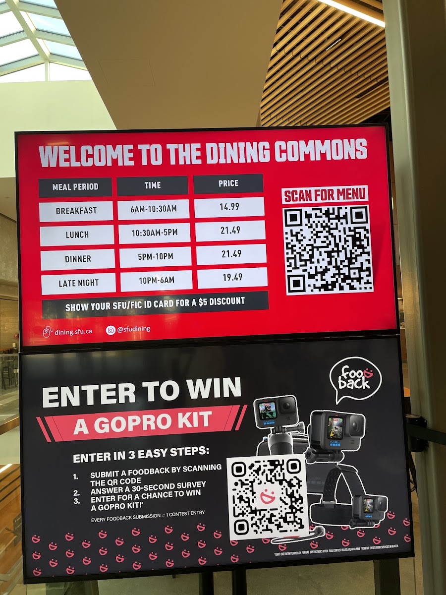 Menu - Sfu Dining CommonsPhoto Menu4