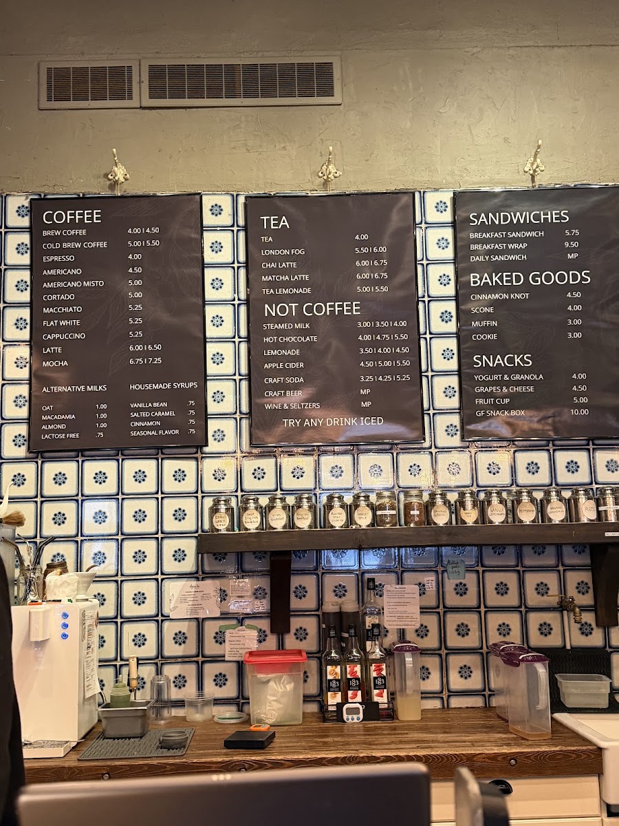 Menu - Square 1 Coffee - Aspen GardensPhoto Menu1