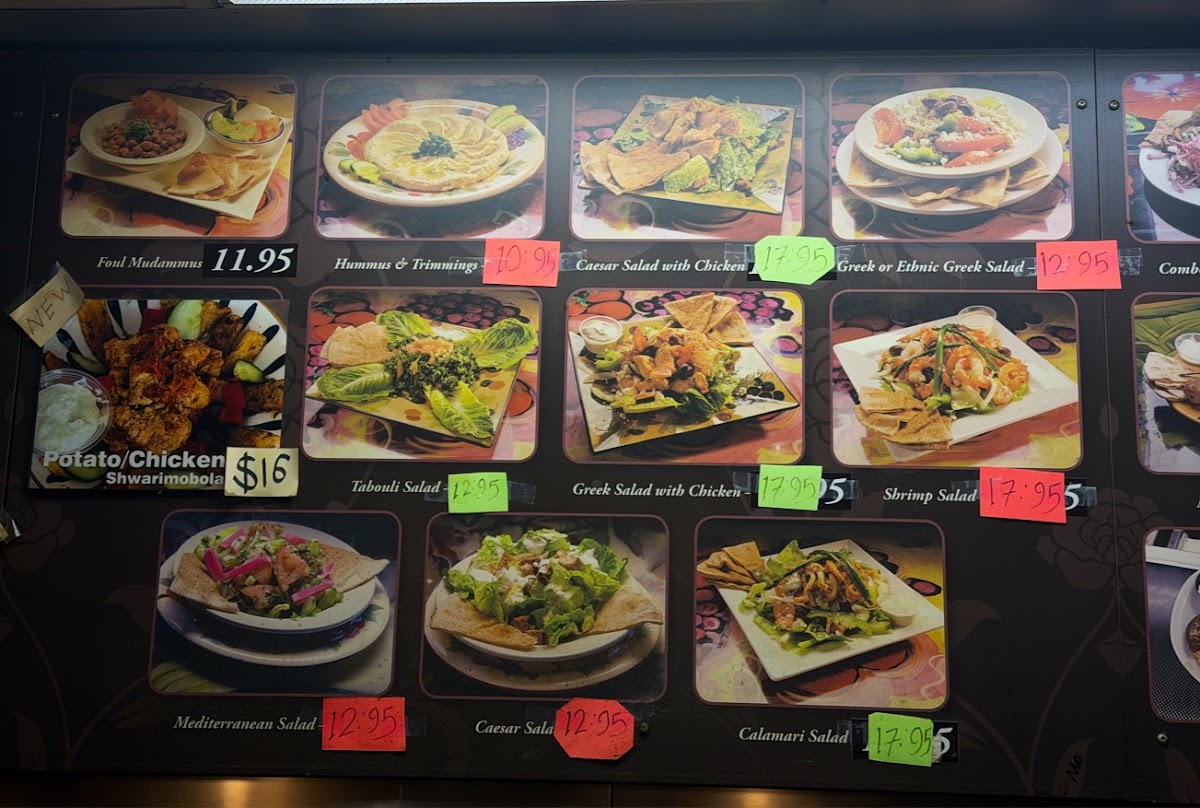Menu - Tarek's CafePhoto Menu2