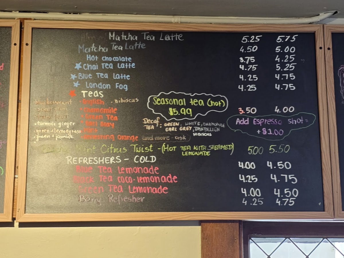 Vintage Cafe MenuPhoto Menu3